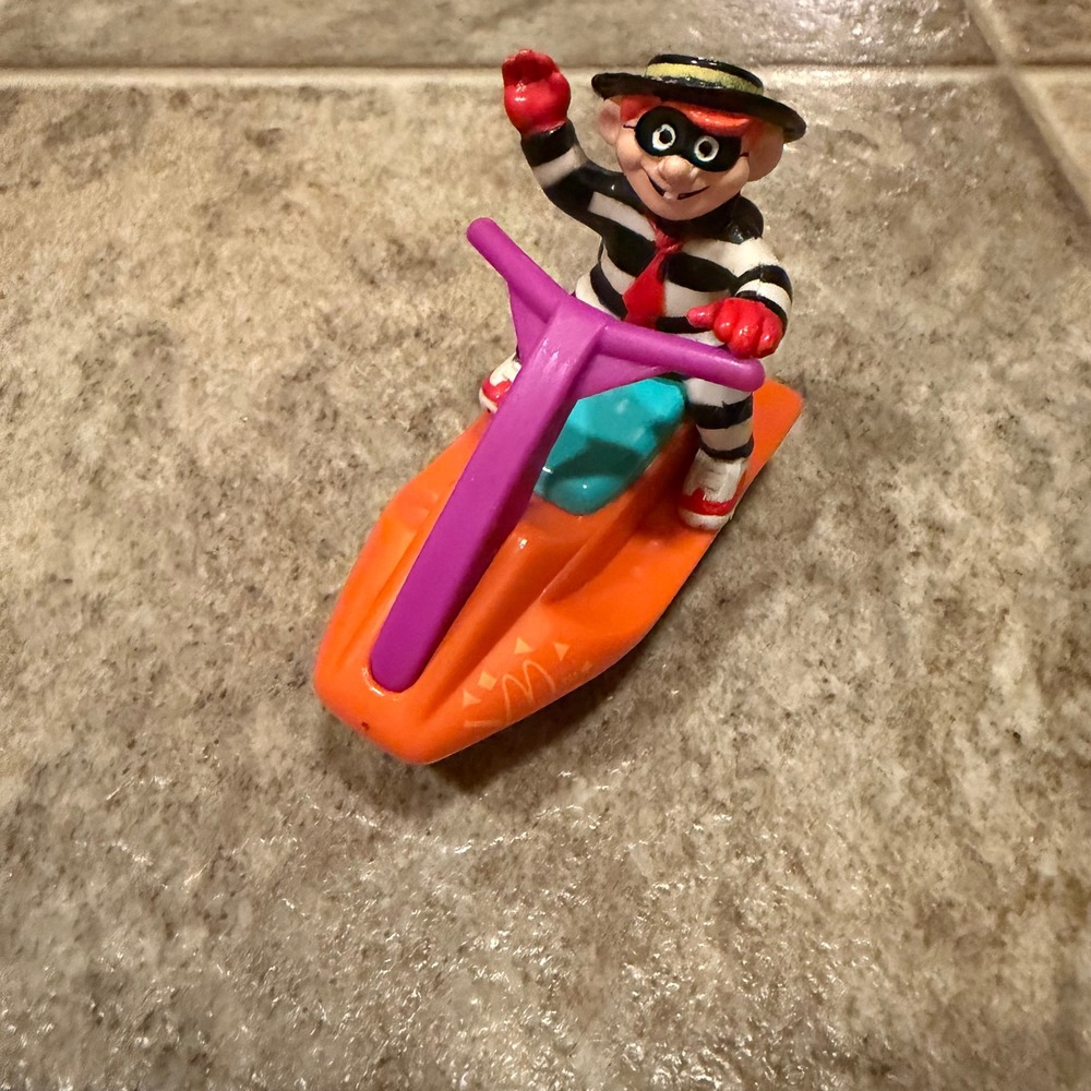 VTG‎ McDonaldland Hamburglar Jet Ski 1992 McDonald's Happy Meal Toy Collectible